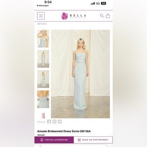 Amsale Bridesmaid Dress Sonia GB136A